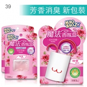 39.毛寶兔魔法香氛盒-除臭 x1+補充囊x2(芬芳花園)*