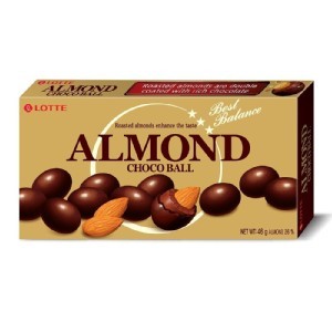 【樂天杏仁巧克力球】規格：46g×4盒