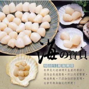 石狩生凍海灣貝柱 規格：約1000g