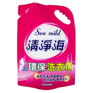 Sea mild 清淨海 環保洗衣精 1800ML(野櫻飄香)