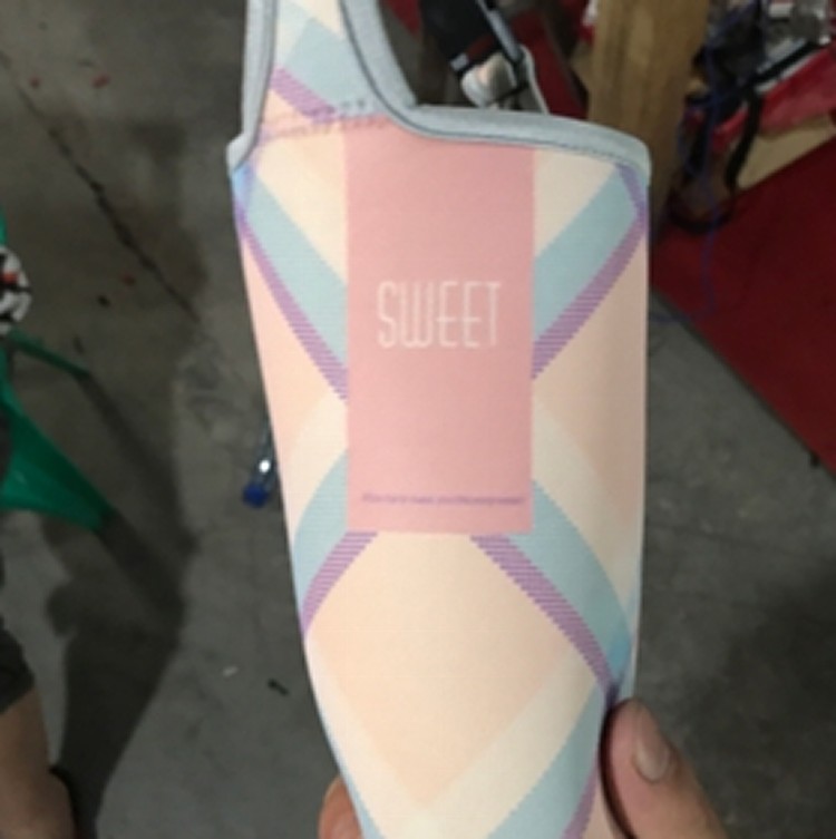 冰霸杯30OZ 訂製格紋專用手提杯套