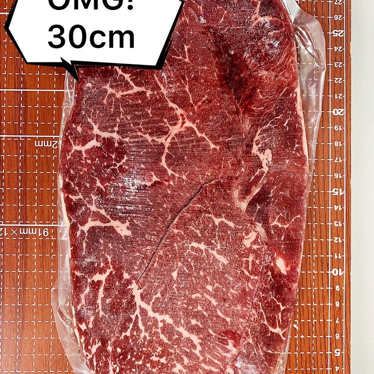 【呈鮮制肉】紐西蘭特級肋眼莎朗牛排250克面寬約16公分「極厚切AMG系列