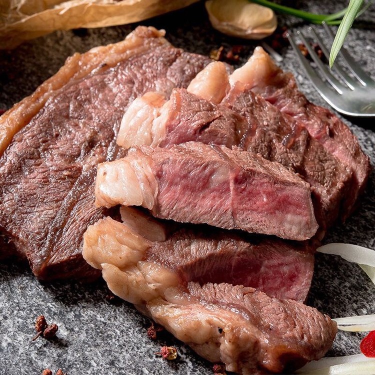 【呈鮮制肉】紐西蘭特級肋眼莎朗牛排120克面寬約16公分「極大面AMG系列」