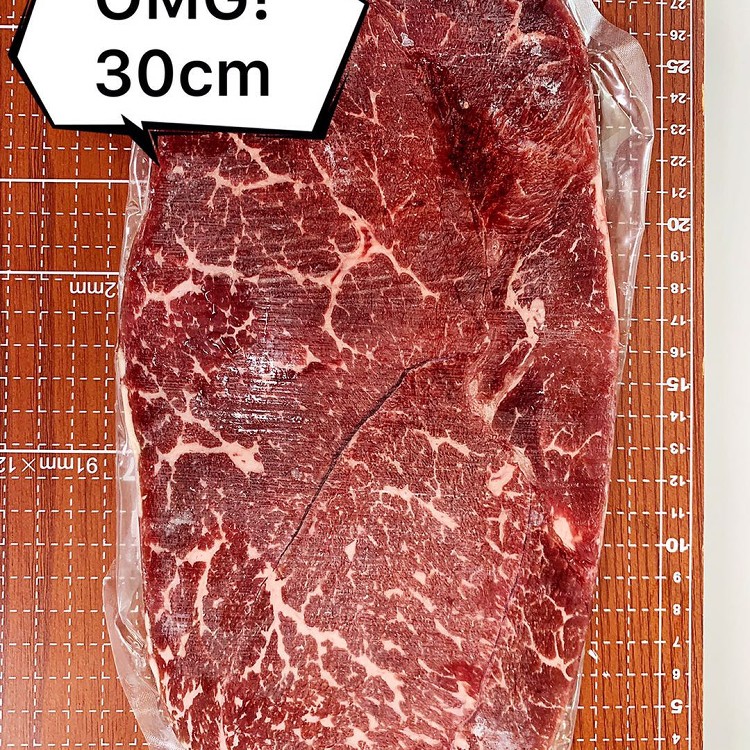 【呈鮮制肉】澳洲M5極厚切頂級和牛牛排(330克/片)