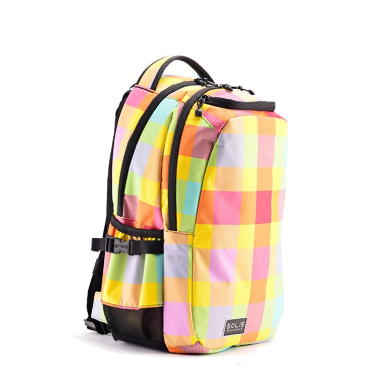 【SOLIS】馬賽克系列Ultra+小尺寸後背包-粉漾黃