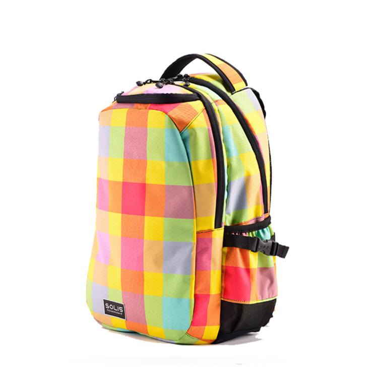 【SOLIS】馬賽克系列Ultra+小尺寸後背包-粉漾黃