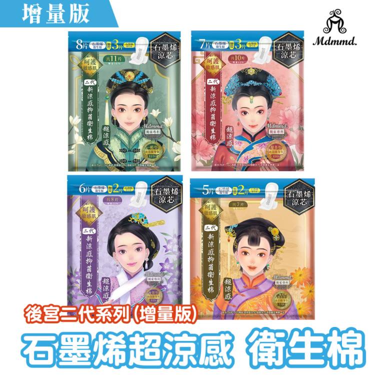 【Mdmmd明洞國際】後宮升級版 後宮二代系列石墨烯超涼感衛生棉(增量版)