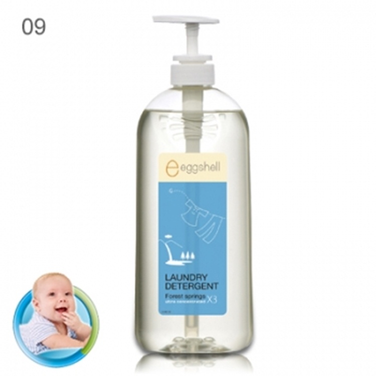 9.eggshell森林之泉洗衣精1000g 按壓瓶 x1 *