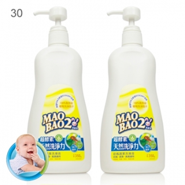 30.毛寶兔超酵素奶瓶蔬果洗滌液350gx2 *