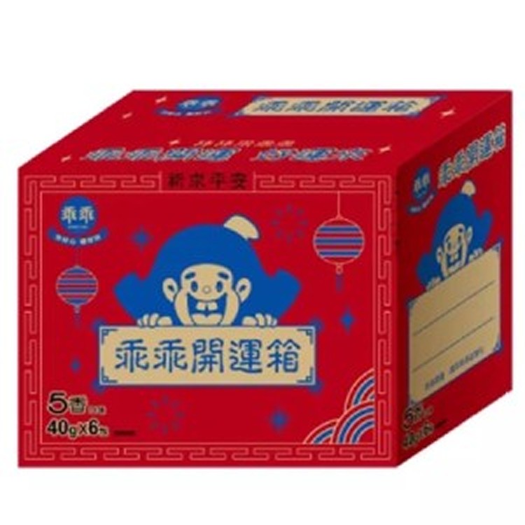 紅色吉利箱（五香乖乖）規格：6包一箱
