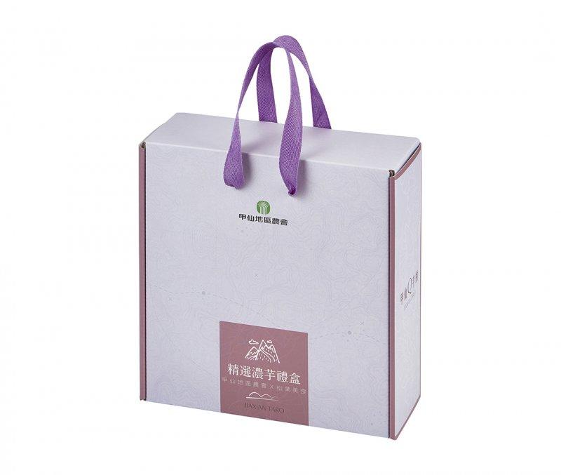甲仙地區農會，精選濃芋禮盒，甲位地區會X粒葉美食。