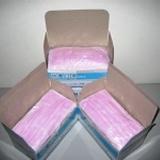 台灣製平面式三層防塵口罩成人款(粉色),鼻部附固定片,100%台灣製造,50片盒裝