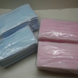 台灣製平面式三層防塵口罩兒童款,鼻部附固定片,100%台灣製造,50片(無盒)