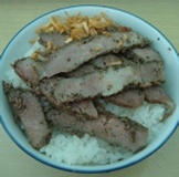 阿公的板燒黑胡椒梅花肉(188g) 原價150, 試吃價 100元