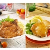 香酥豬排1包 + 醬烤無骨雞腿排( 3支/包) 金盃獎 特惠組1號