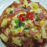 夏威夷火腿披薩 六點二吋厚片五星主廚手工自製試吃價 特價：$30