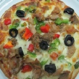 香料鮪魚披薩 六點二吋厚片五星主廚手工自製試吃價