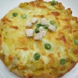 咖哩雞丁披薩 六點二吋厚片五星主廚手工自製試吃價