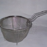 高筒型不銹鋼油炸.煮麵網(放在較大鍋子內) 水餃.煮麵.燙菜皆可 特價：$75