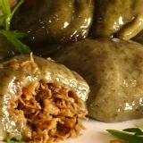 阿琴手工草仔粿(菜埔米)~(葷) 特價：$20