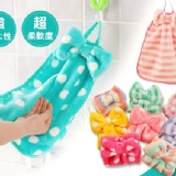 超柔珊瑚絨蝴蝶結超吸水擦手巾(共8款/隨機出貨)