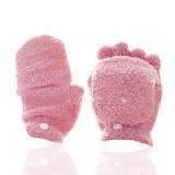 韓版多功能半指翻蓋保暖手套(共3色)