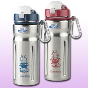 金星不鏽鋼運動水壺0.6（附套）