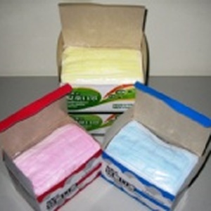 台灣製平面式三層防塵口罩幼幼款(粉色),鼻部附固定片,100%台灣製造,50片盒裝 特價：$79