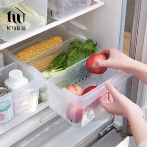 【好物良品】大款_冰箱冷凍冷藏拉取式收納整理盒 萬用大容量分類置物盒