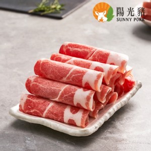限時!【陽光豬】5盒 火鍋肉片 口味任選梅花、五花 350g/盒