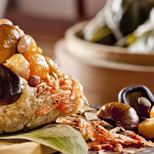 福源肉粽-櫻花蝦干貝粽　　　　