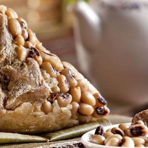 福源肉粽-米豆肉粽