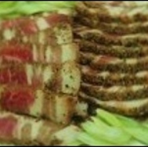阿公的板燒黑胡椒- 生肉-切片包裝 - 五花肉(600g)