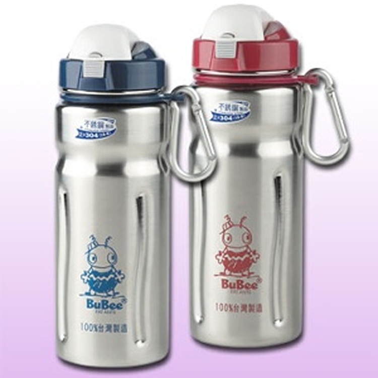 金星不鏽鋼運動水壺0.6（附套）