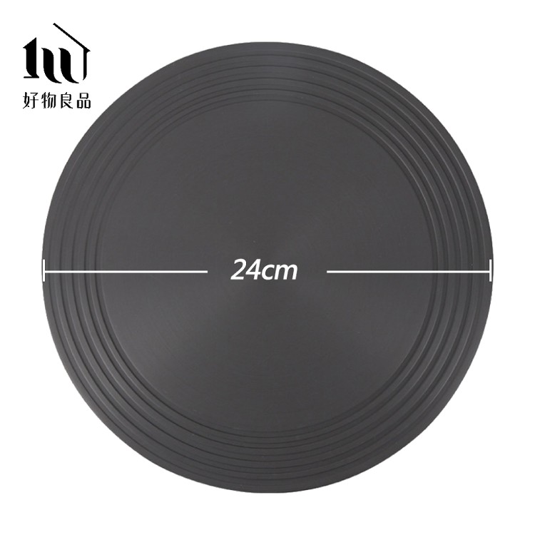 【好物良品】24cm_圓形家用鍋具防燒黑快速導熱解凍板 瓦斯爐節能板 導熱解凍盤
