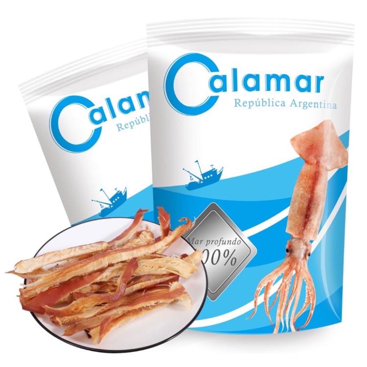 免運!【Calamar】3包 阿根廷100%深海魷魚條100g(包) 100g