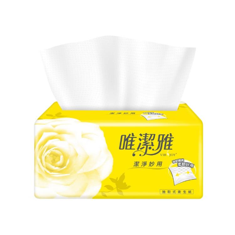 ★原廠直營★【唯潔雅】潔淨妙用抽取式衛生紙(150抽14包6袋/箱)