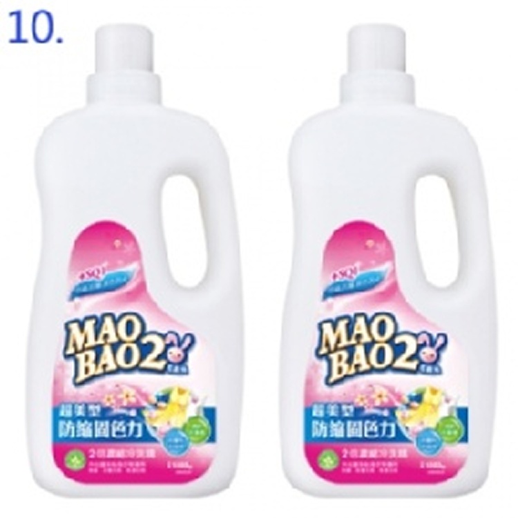 毛寶兔超美型2倍濃縮防縮固色冷洗精1000g x2