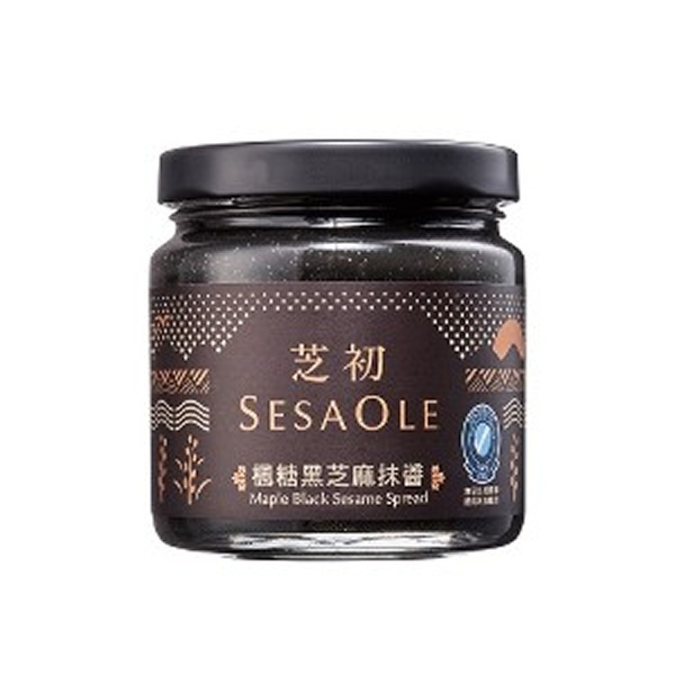 【芝初】楓糖黑芝麻抹醬170g / 瓶