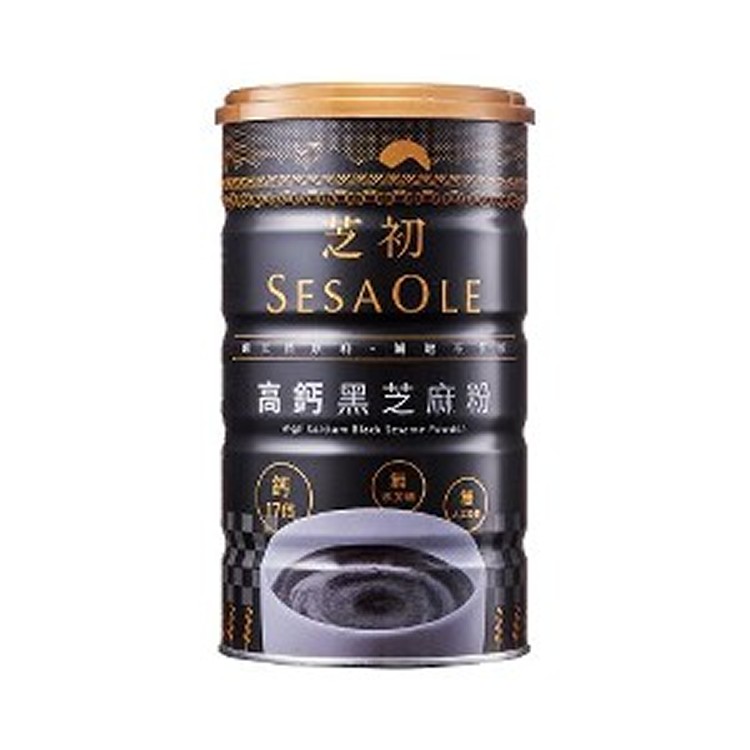 【芝初】高鈣黑芝麻粉380g/罐