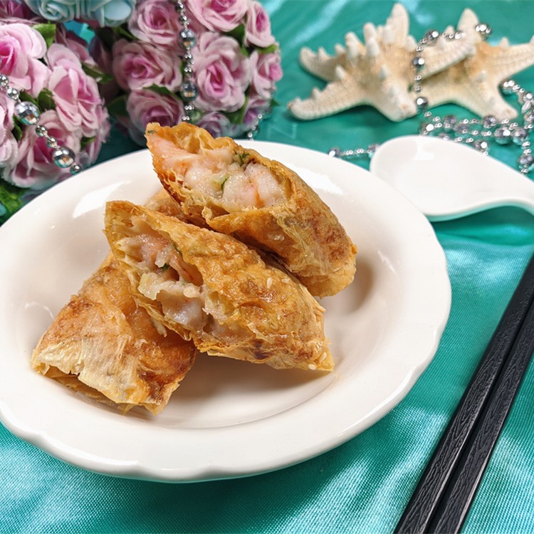 鮮蝦腐皮捲10入