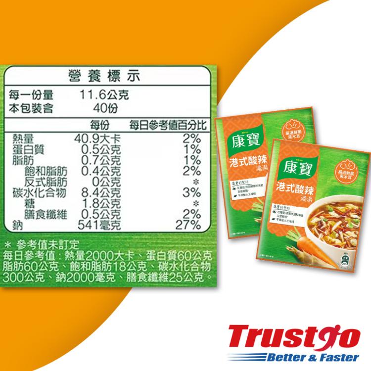 【美式賣場】康寶 港式酸辣濃湯