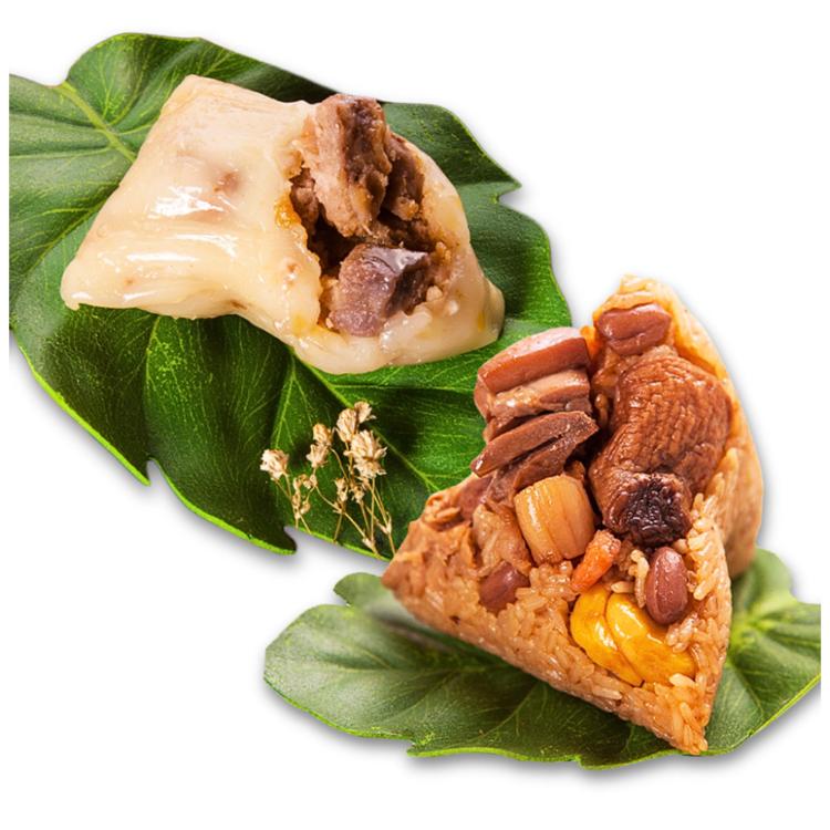 【狀元油飯】瑤柱腿肉珍香粽/芋心鹹粿任選