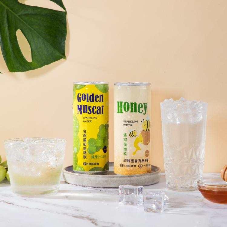 【外埔區農會】蜂蜜/葡萄氣泡水