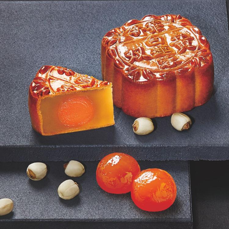 預購【奇華】雙黃白蓮蓉禮盒(4大廣 鐵盒 附提袋)_2025中秋