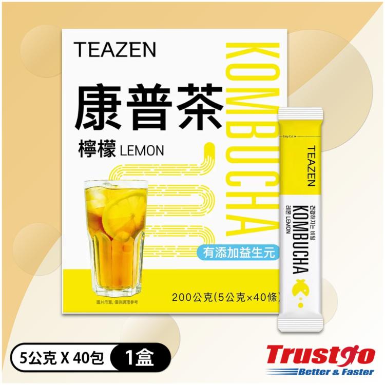 【美式賣場】TEAZEN 康普茶 檸檬口味 分享包