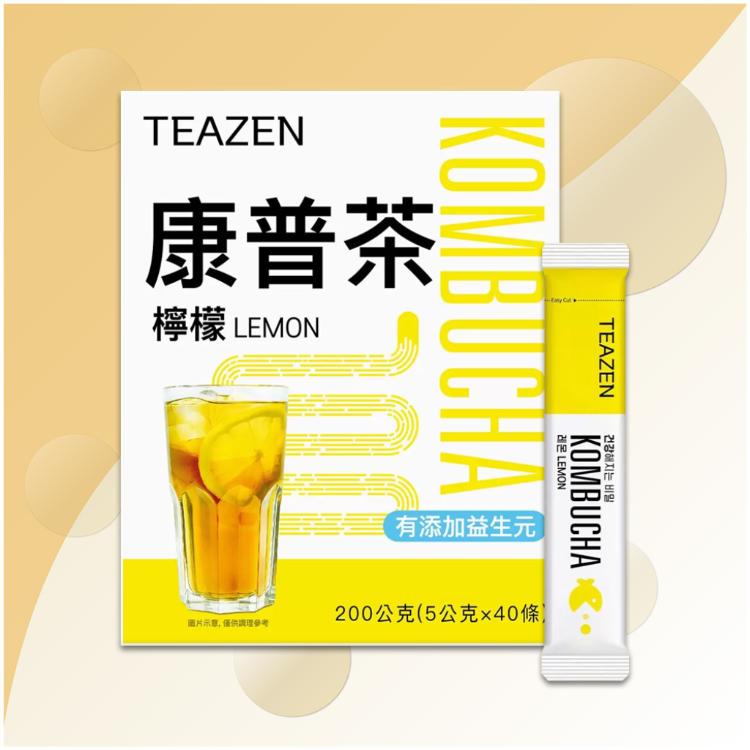 【美式賣場】TEAZEN 康普茶 檸檬口味 分享包
