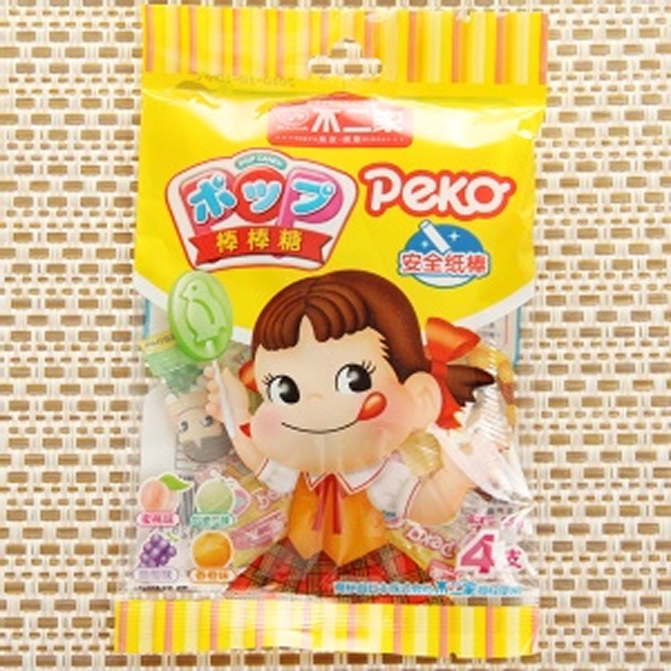 不二家 POP 棒棒糖4支