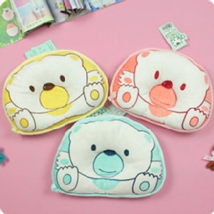◎芭比媽咪◎【AF-025A】小熊Baby嬰兒定型枕╭☆新生兒定型枕頭/卡通午睡枕