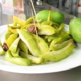 芒果青 果肉重600公克含湯汁重850公克